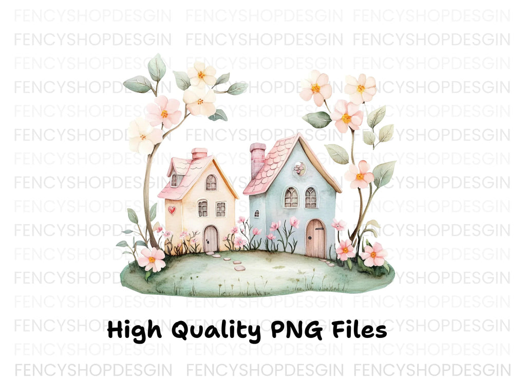 Fantasy Village Clipart Bundle