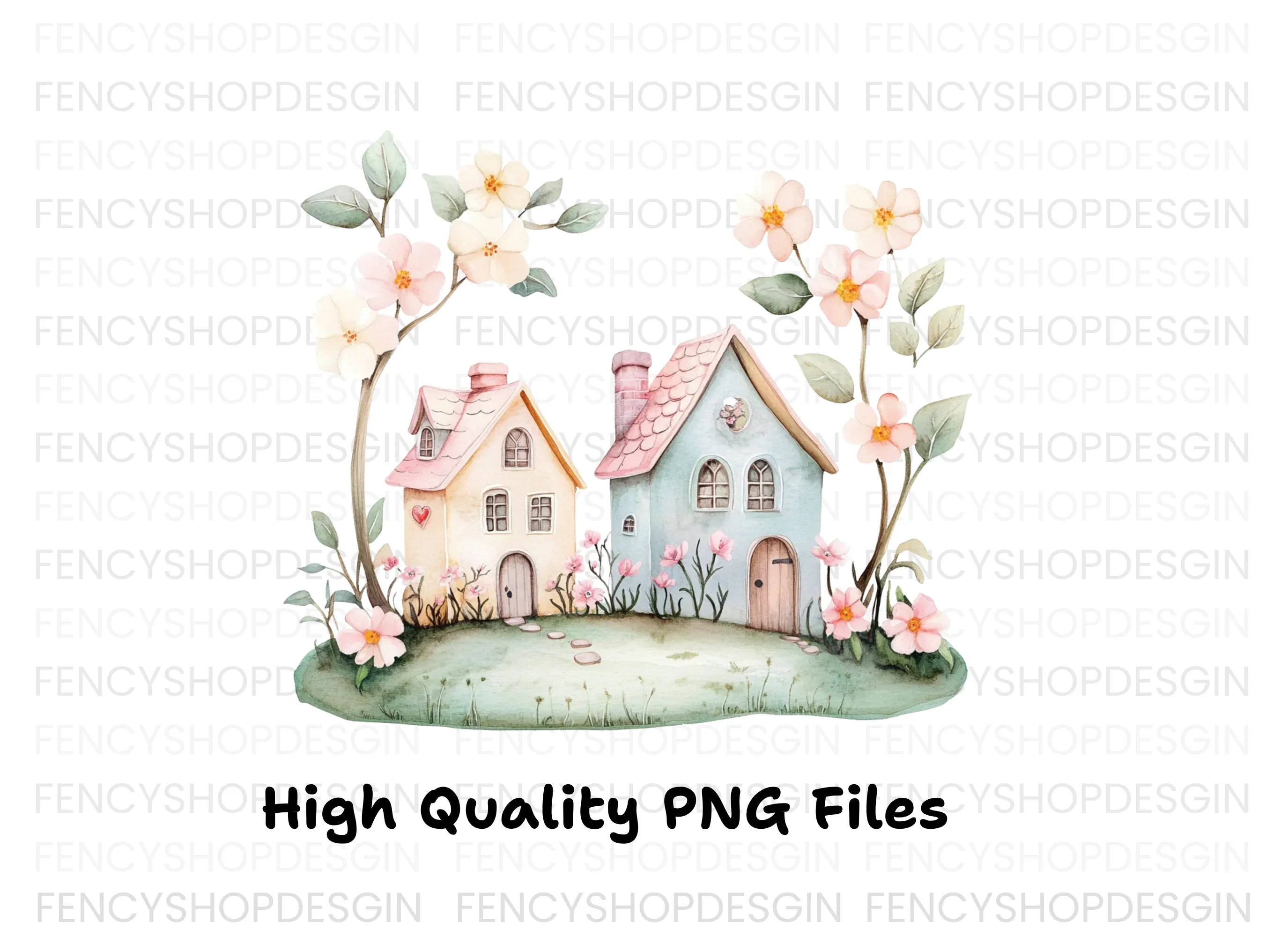 Fantasy Village Clipart Bundle