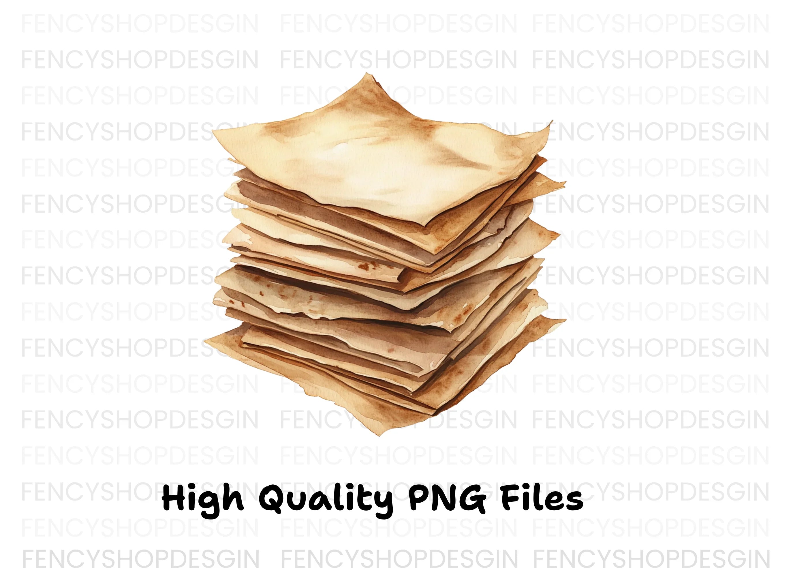Stack of Crepe Clipart Bundle