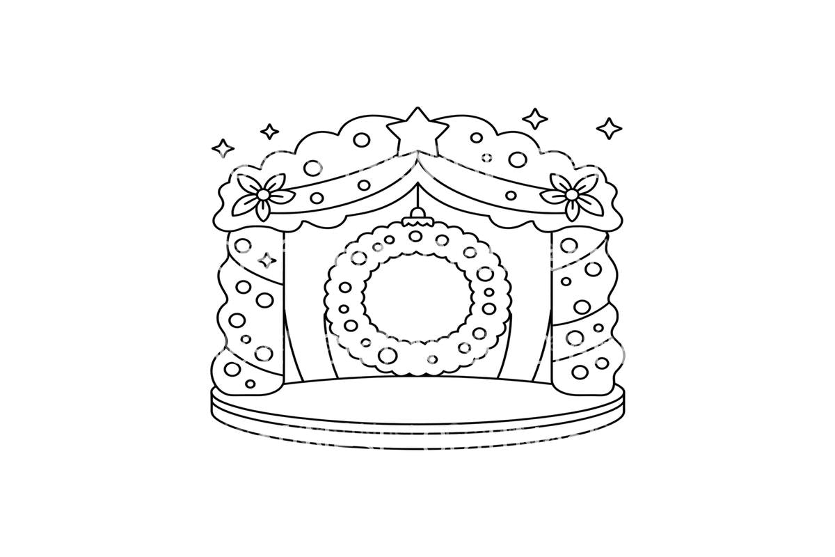 Christmas Decorations Coloring Books