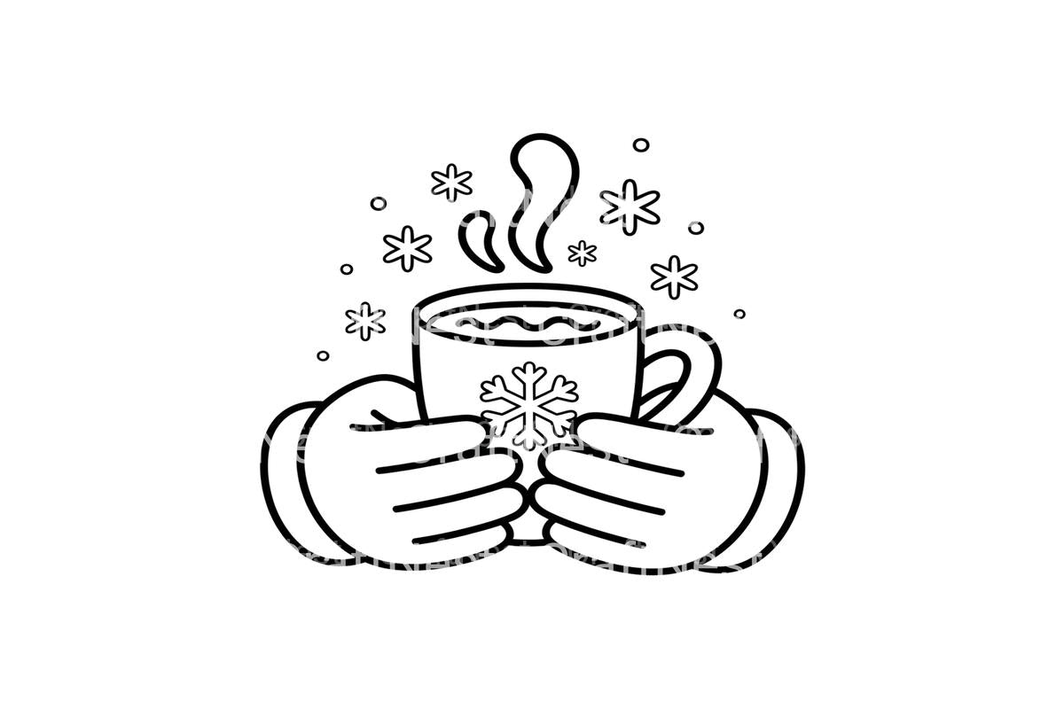 Winter Warmth Hot Cocoa Coloring Books