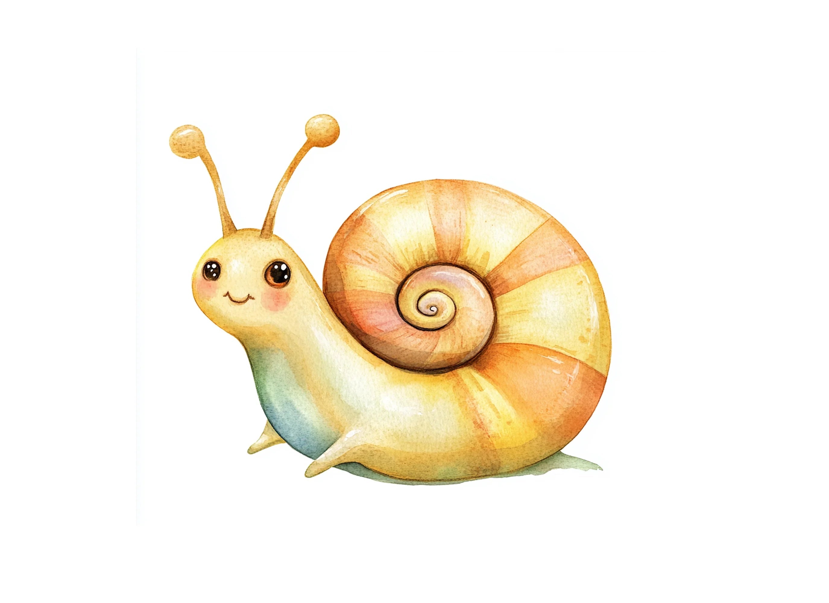Cute Snail Clipart Bundle