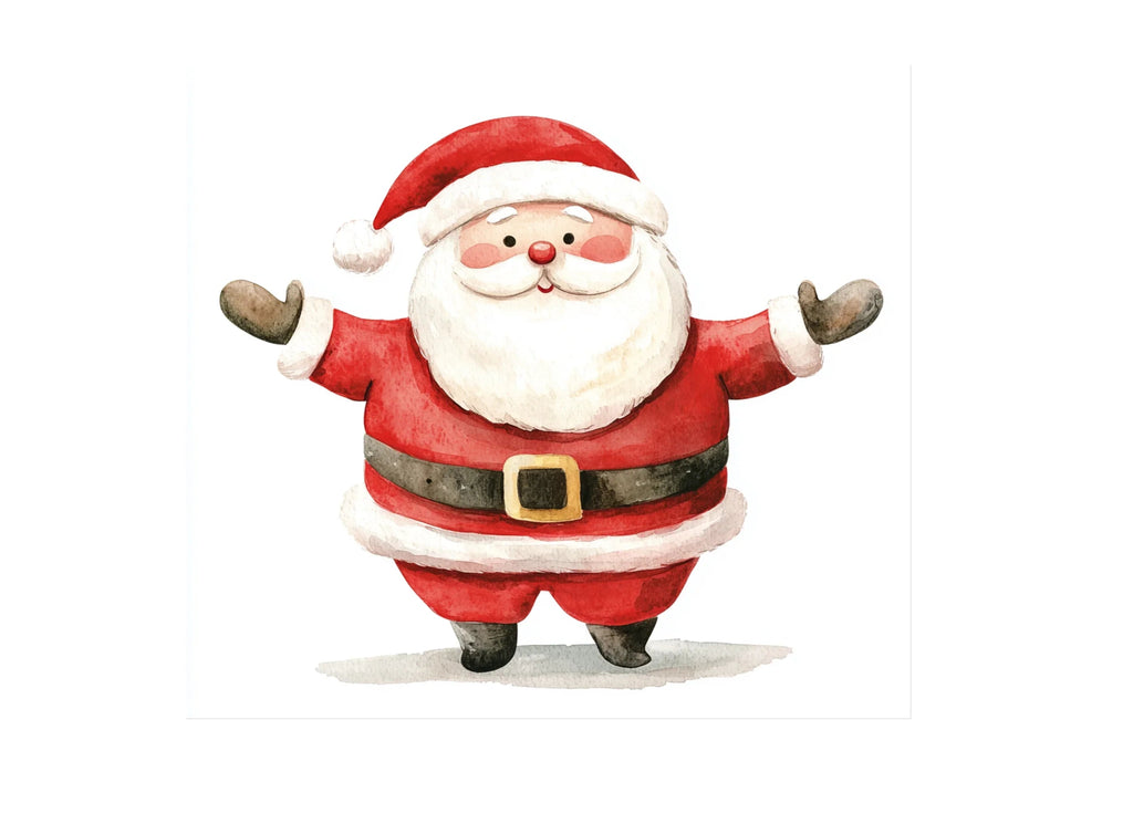 Cute Santa Claus Illustrations Clipart Bundle