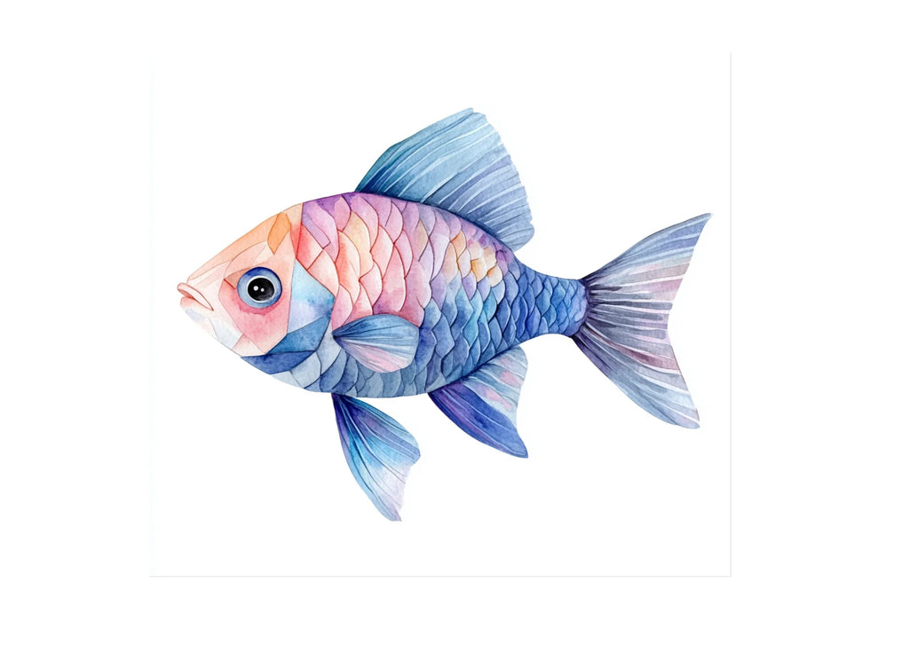 Geometric Fish Clipart Bundle
