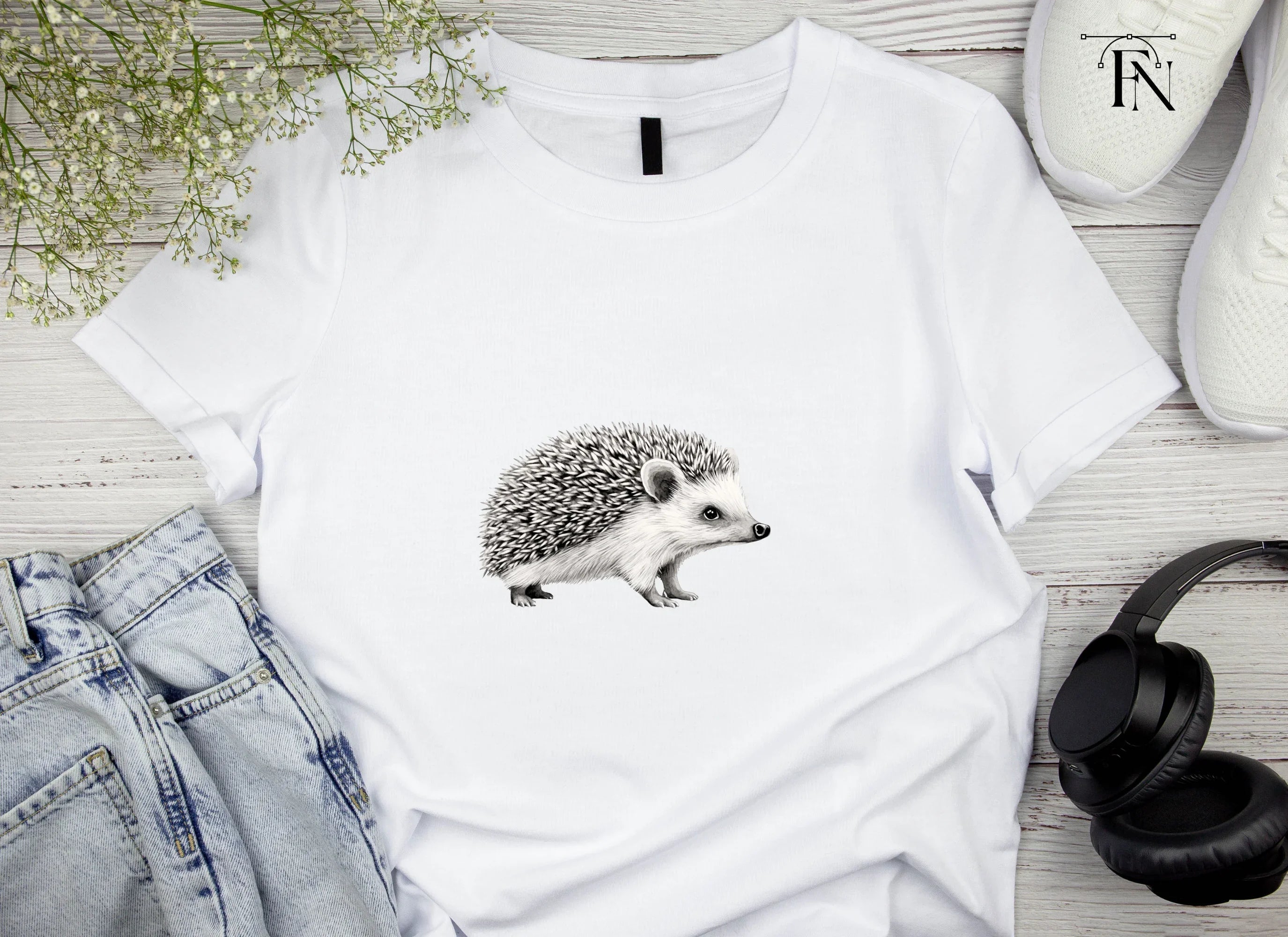 Cute Hedgehog Clipart Bundle