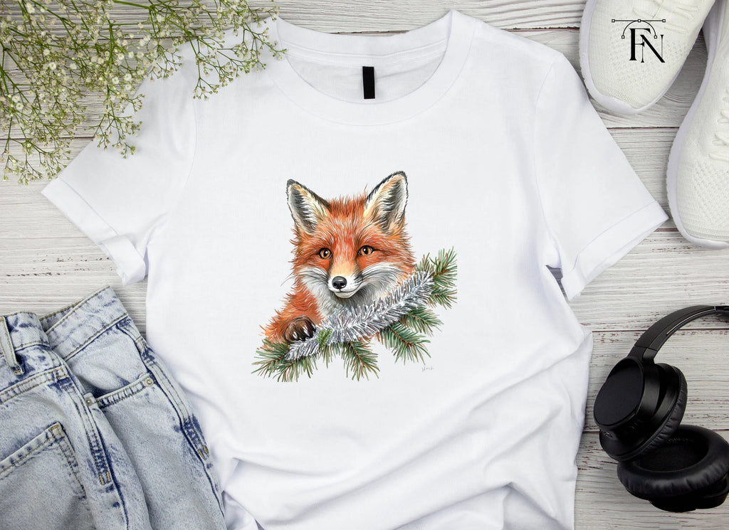Cute Christmas Fox Clipart Bundle