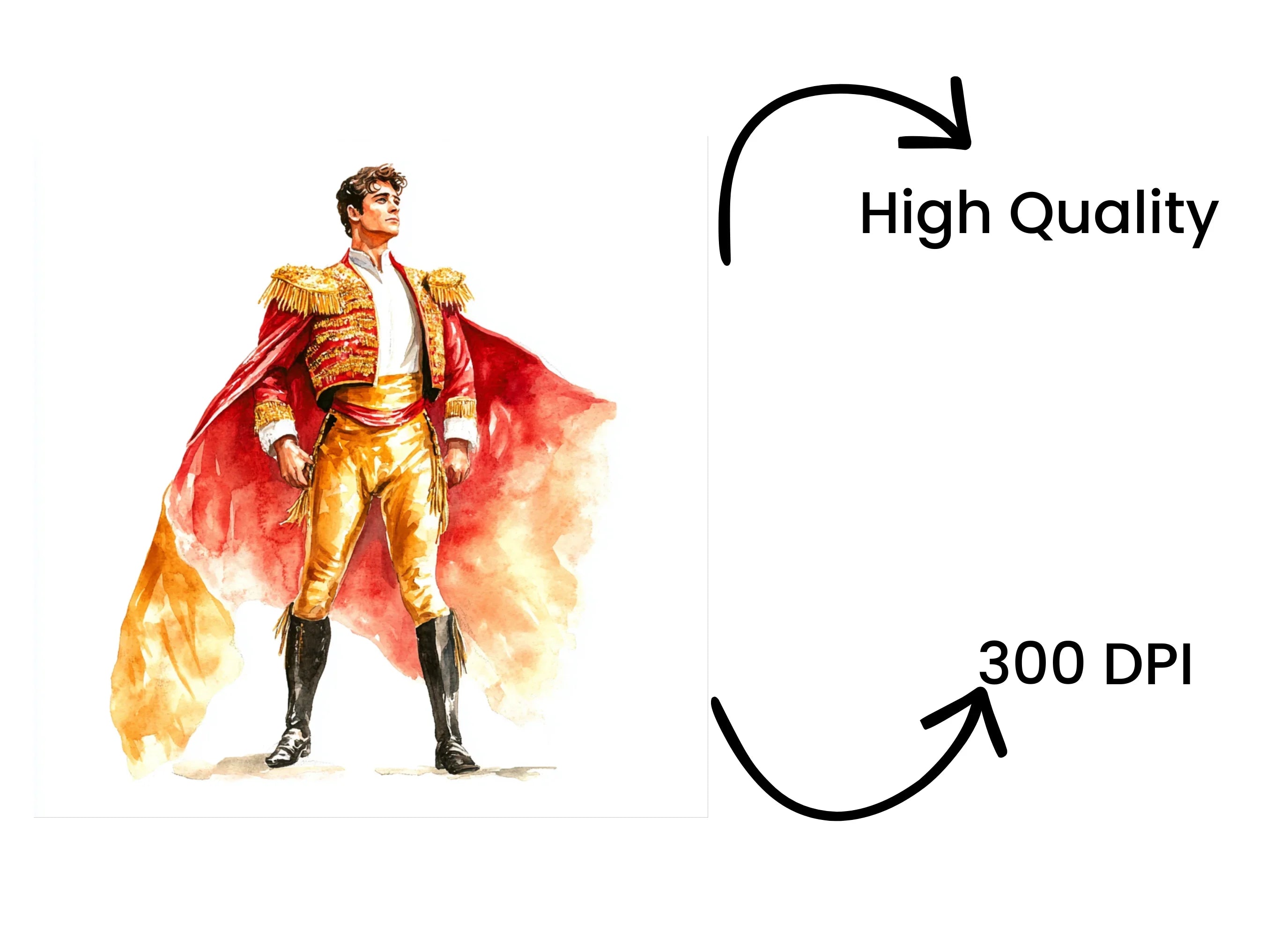 Spanish Matador Clipart Bundle