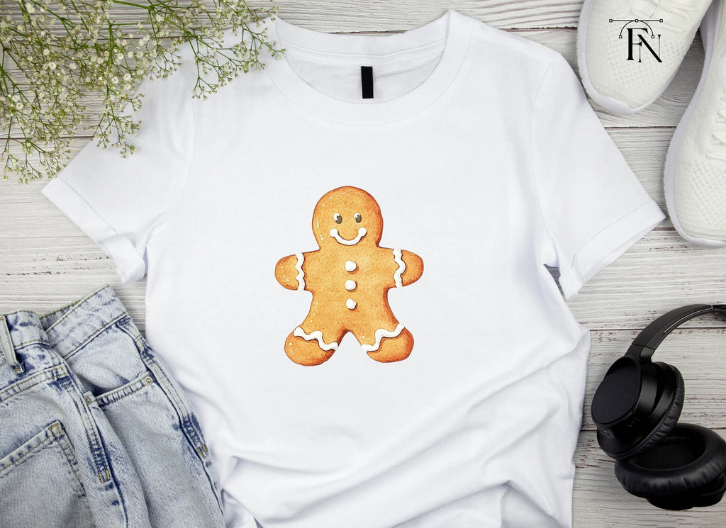 Smiling Gingerbread Man Trio Clipart Bundle