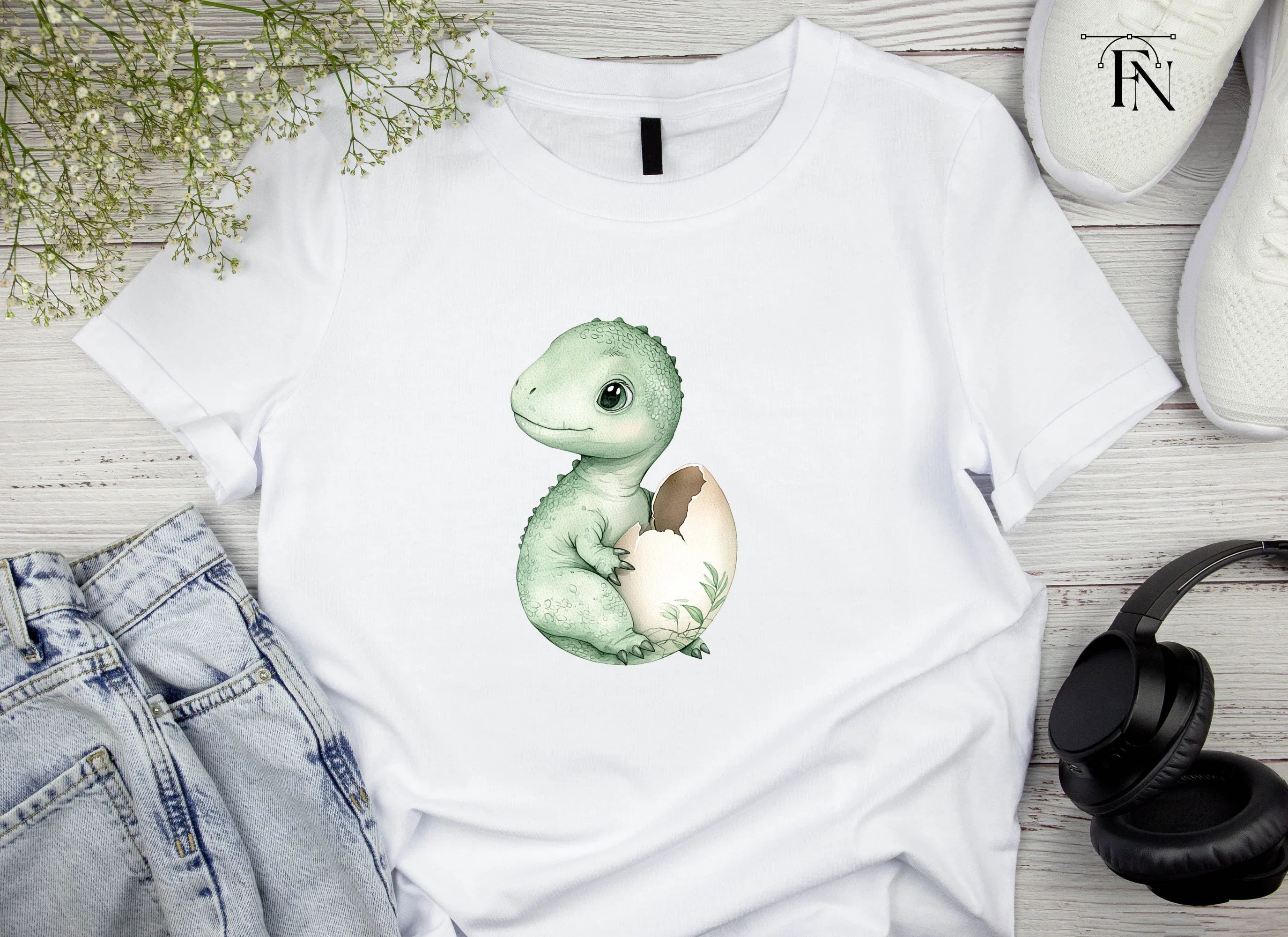 Baby Dinosaur Clipart Bundle