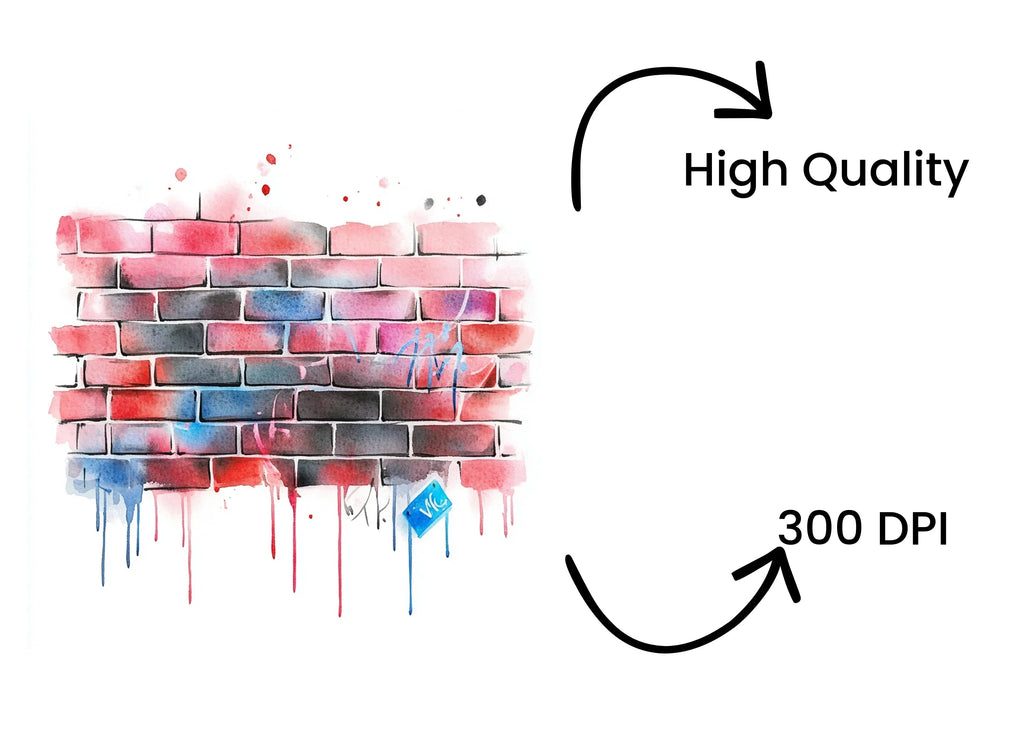 Graffiti Brick Wall Clipart Bundle