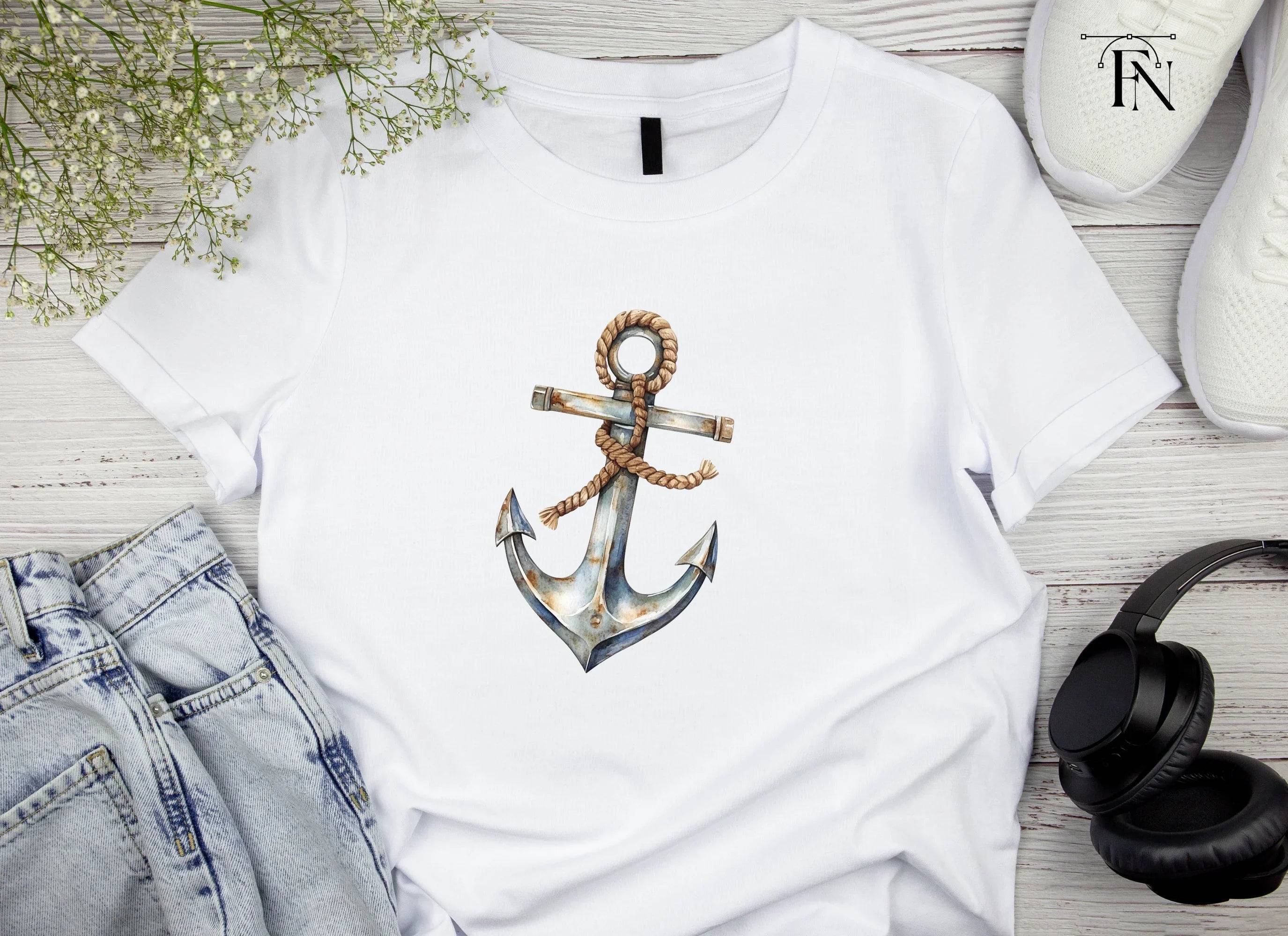 Nautical Anchor Clipart Bundle