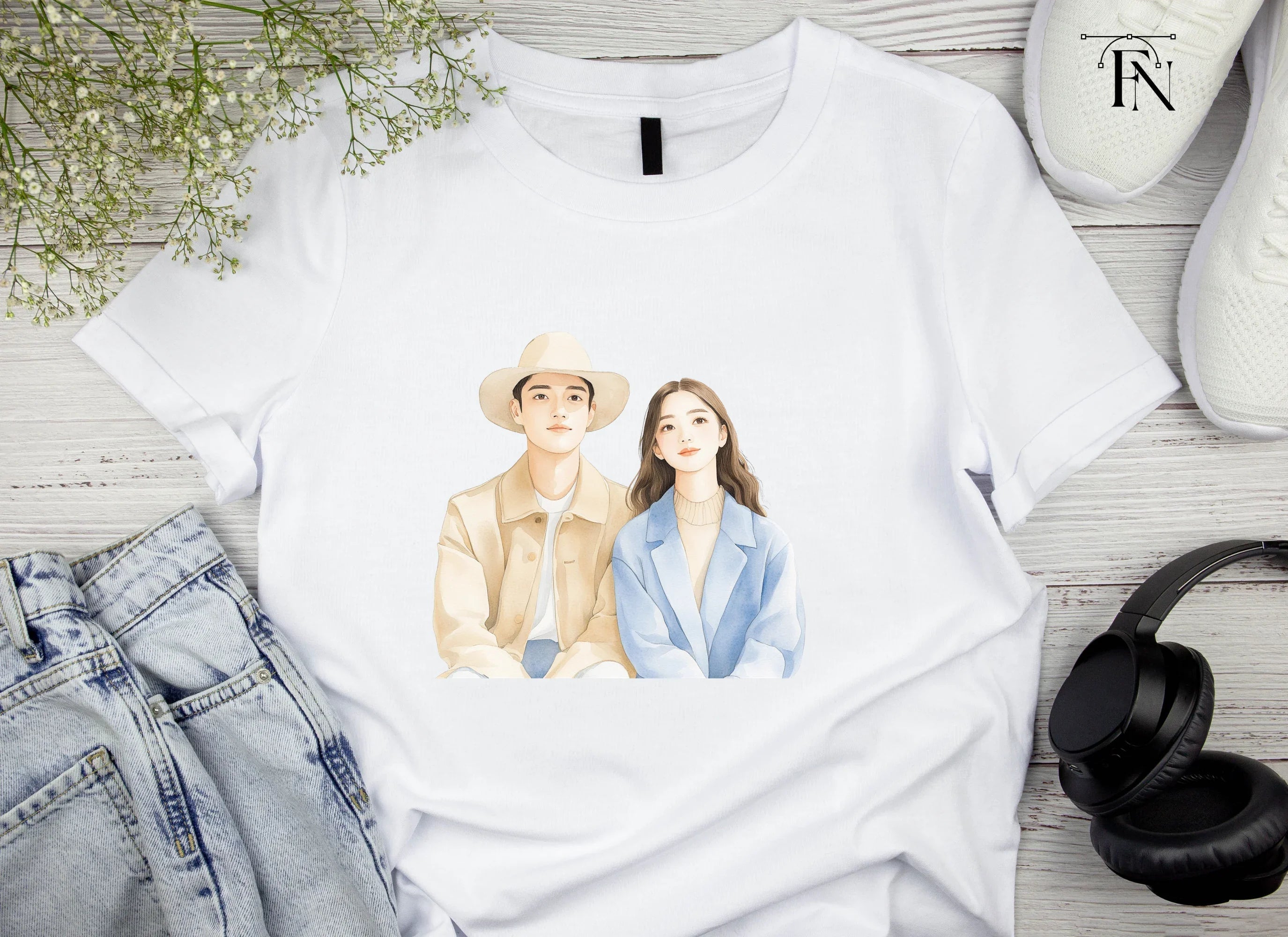 Couple Portrait Clipart Bundle