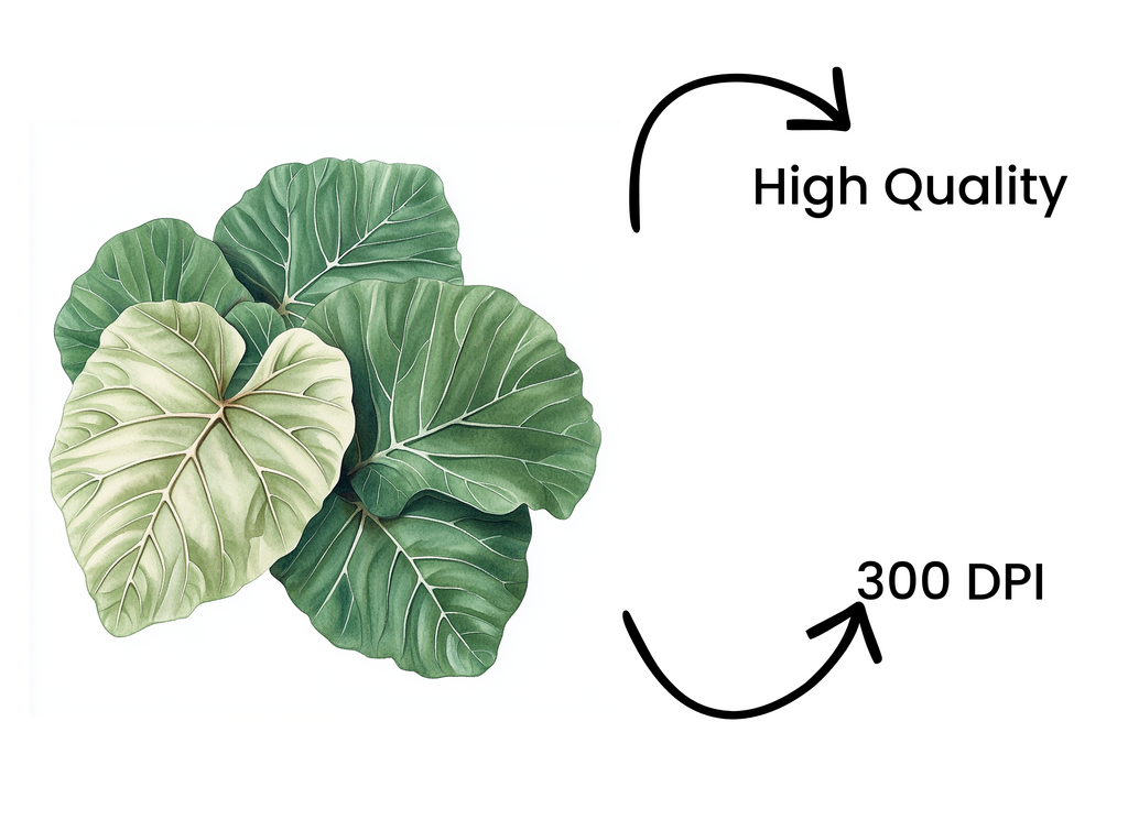 Fresh Green Leafy Vegetable Clipart Bundle