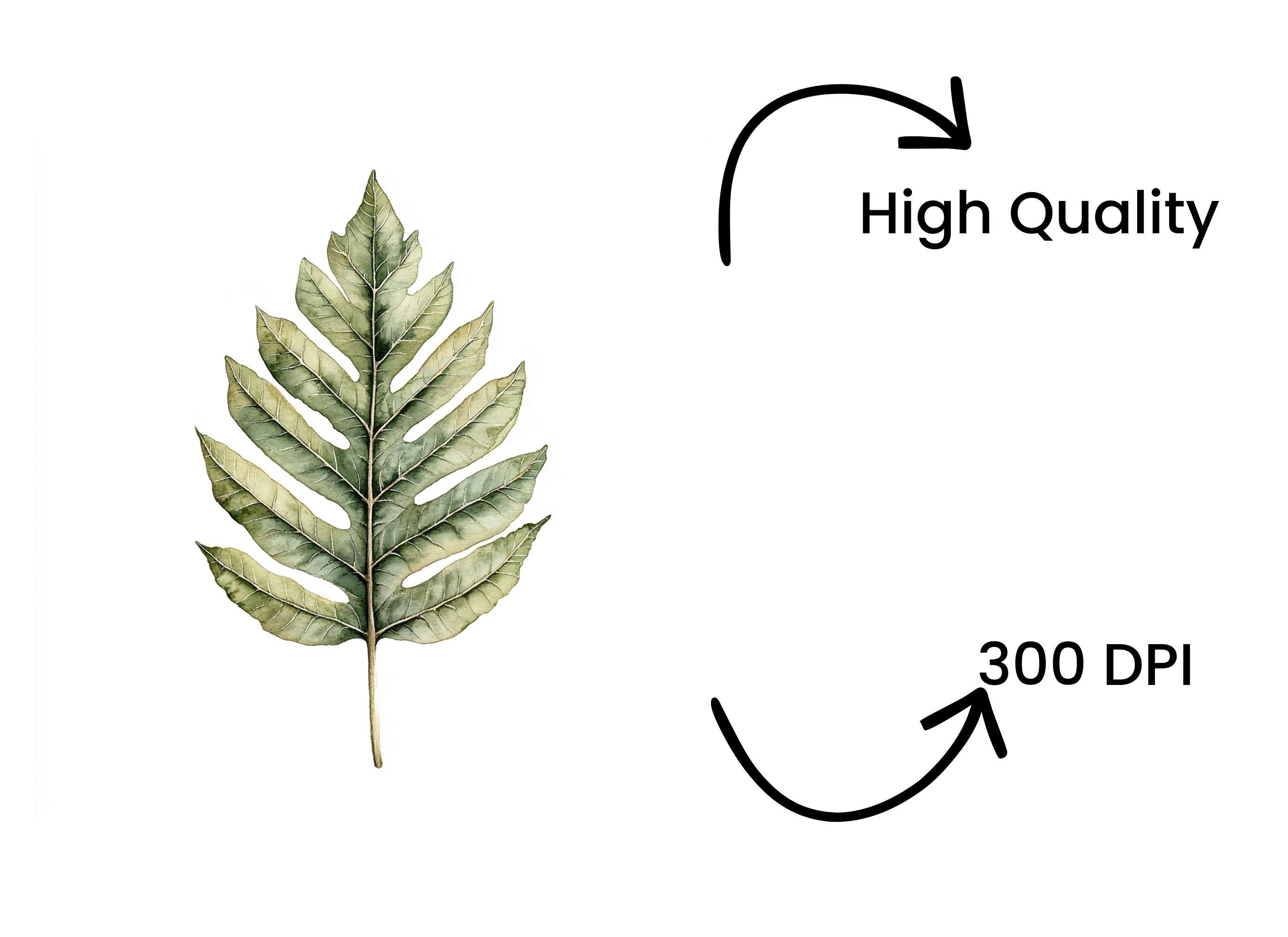 Botanical Leaves Clipart Bundle