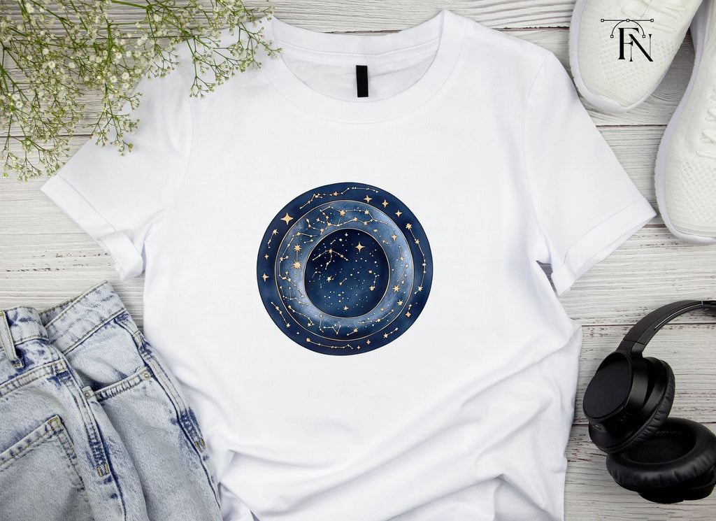 Intricate Celestial Constellation Clipart Bundle
