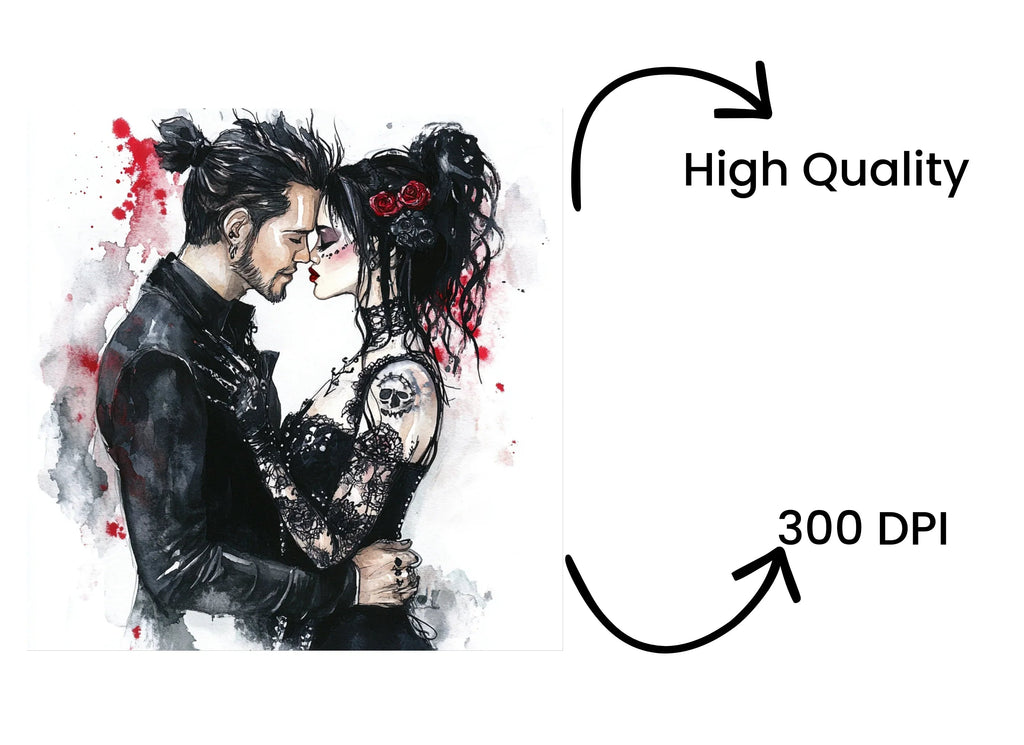 Gothic Romance Clipart Bundle