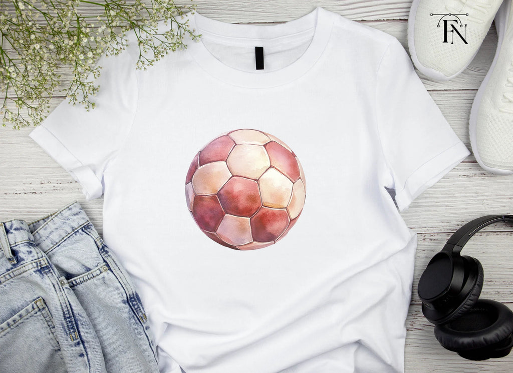 Red Soccer Ball Clipart Bundle