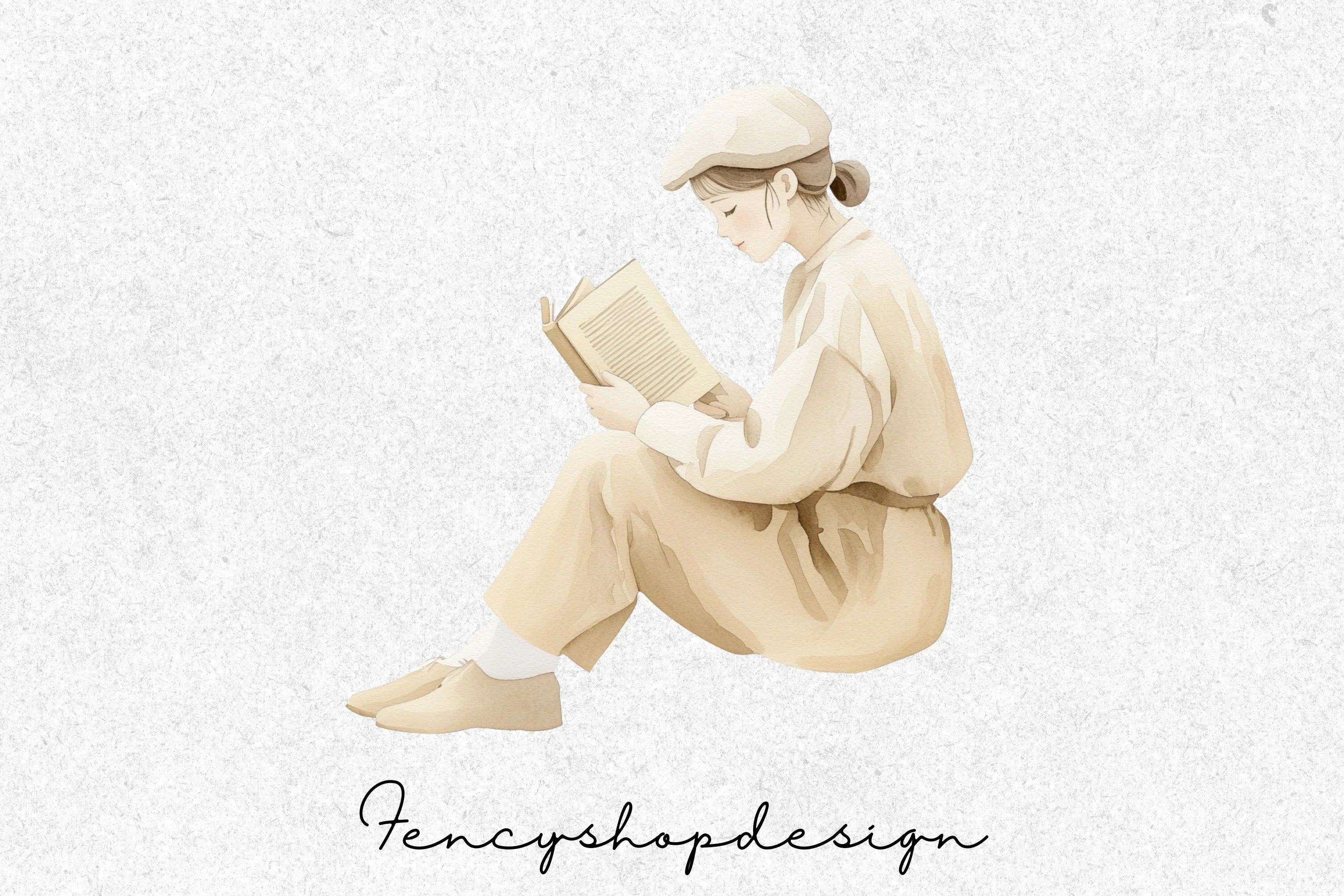 Cozy Reading Clipart Bundle