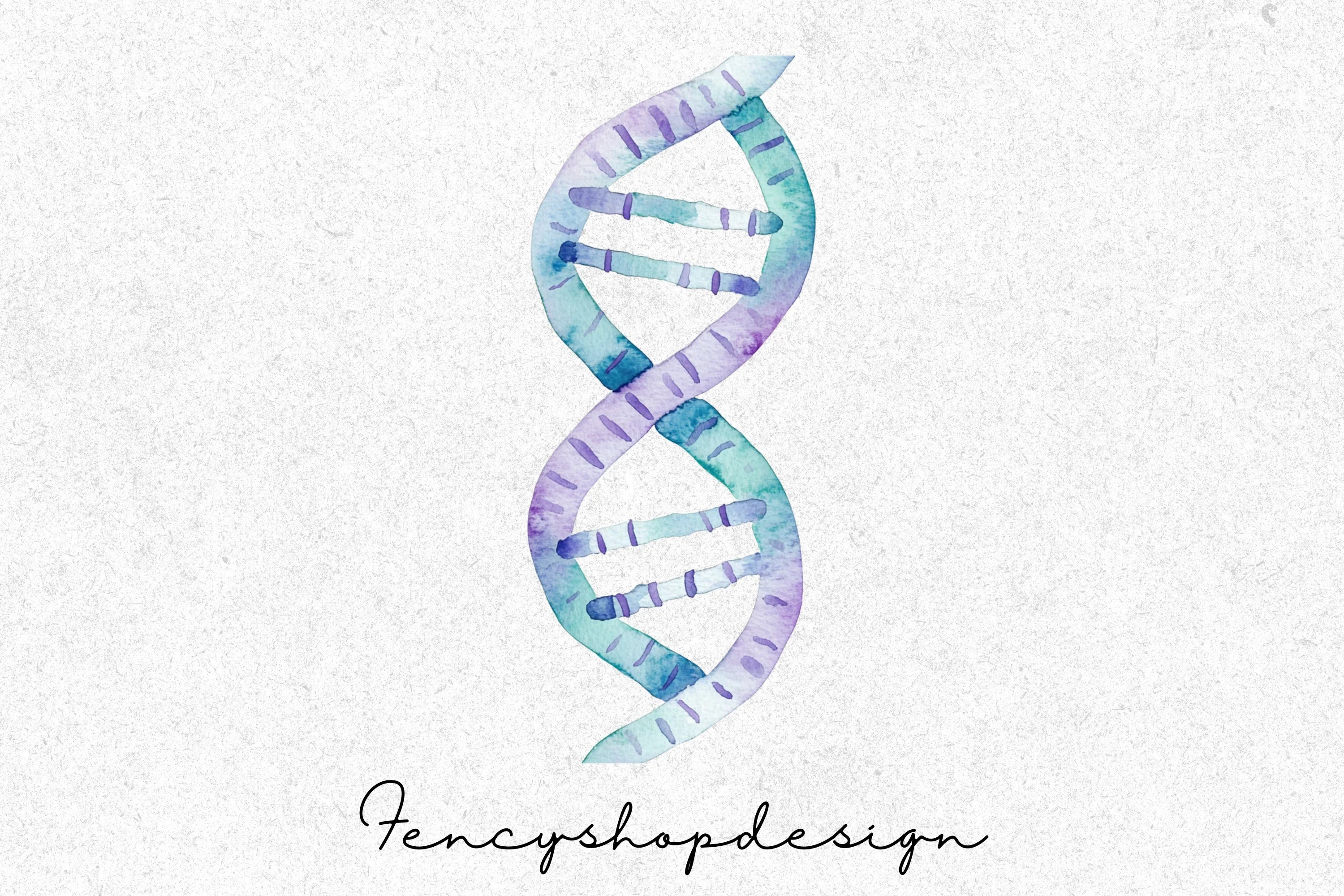 DNA Helix Science Clipart Bundle