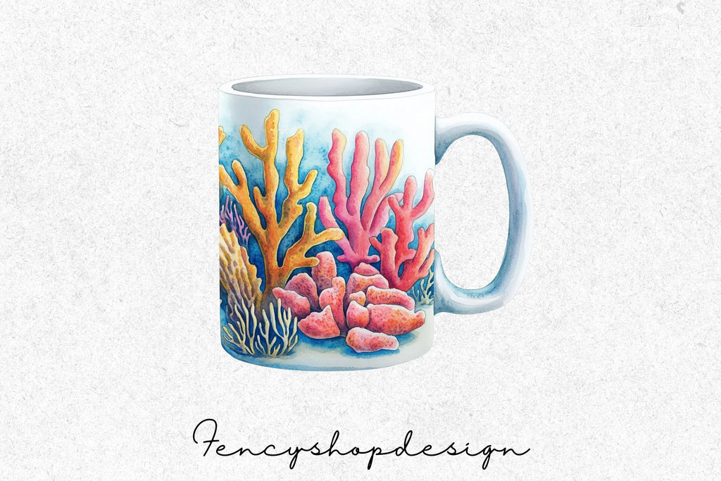Coral Reef Ocean Clipart Bundle