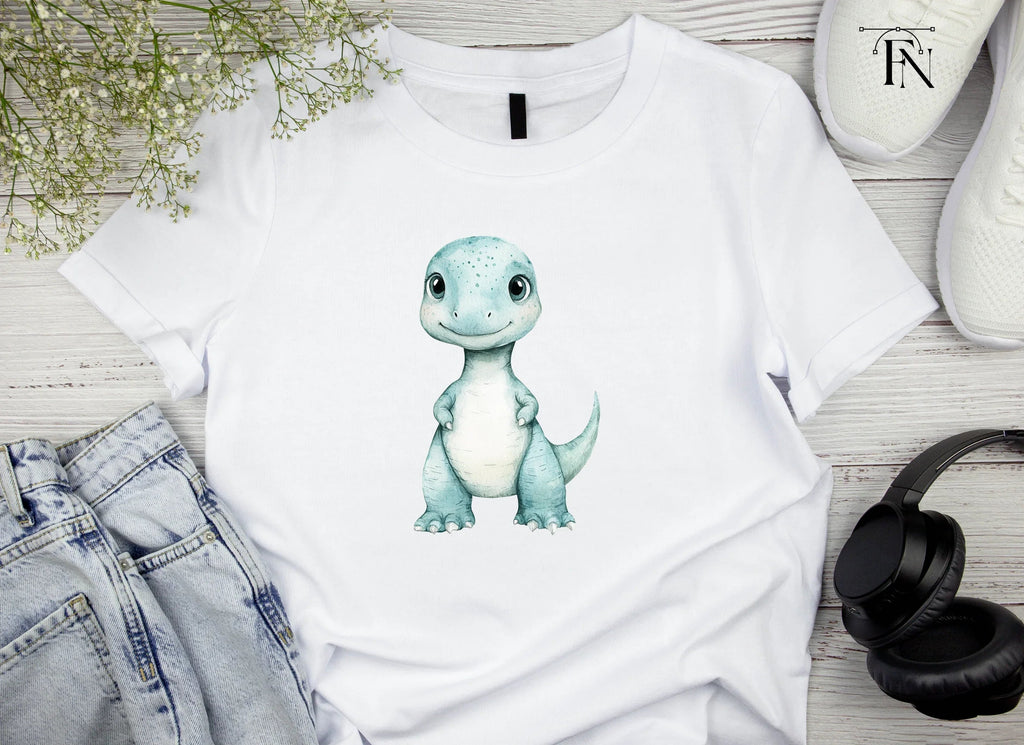Sweet Baby Dinosaur Duo Clipart Bundle