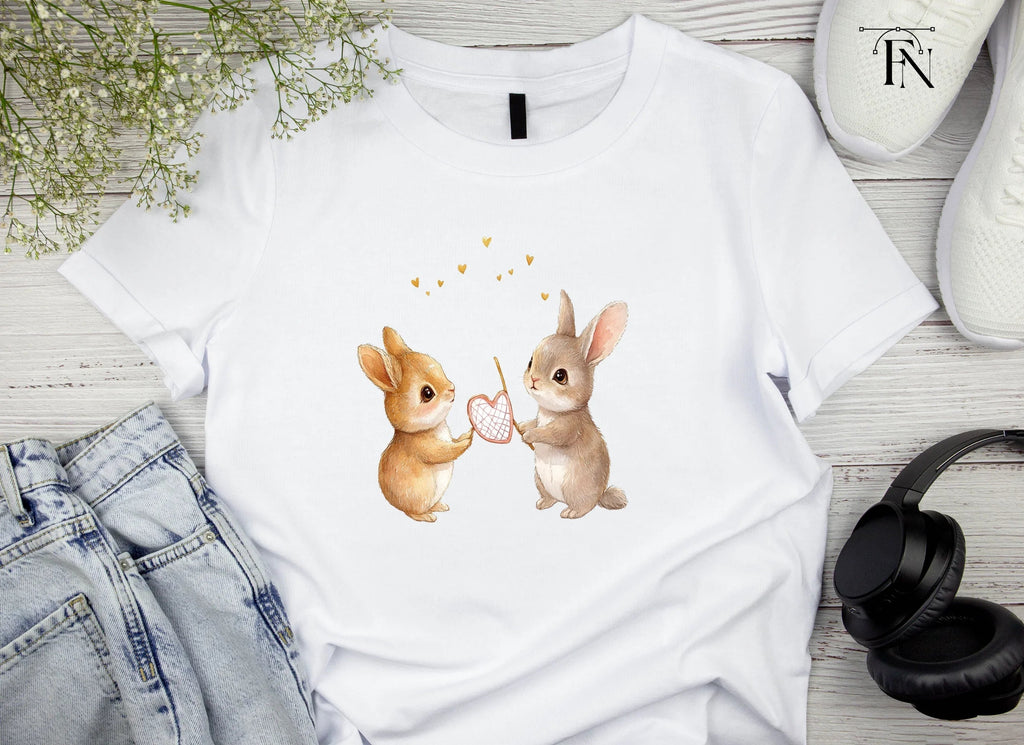 Adorable Bunny Love Clipart Bundle