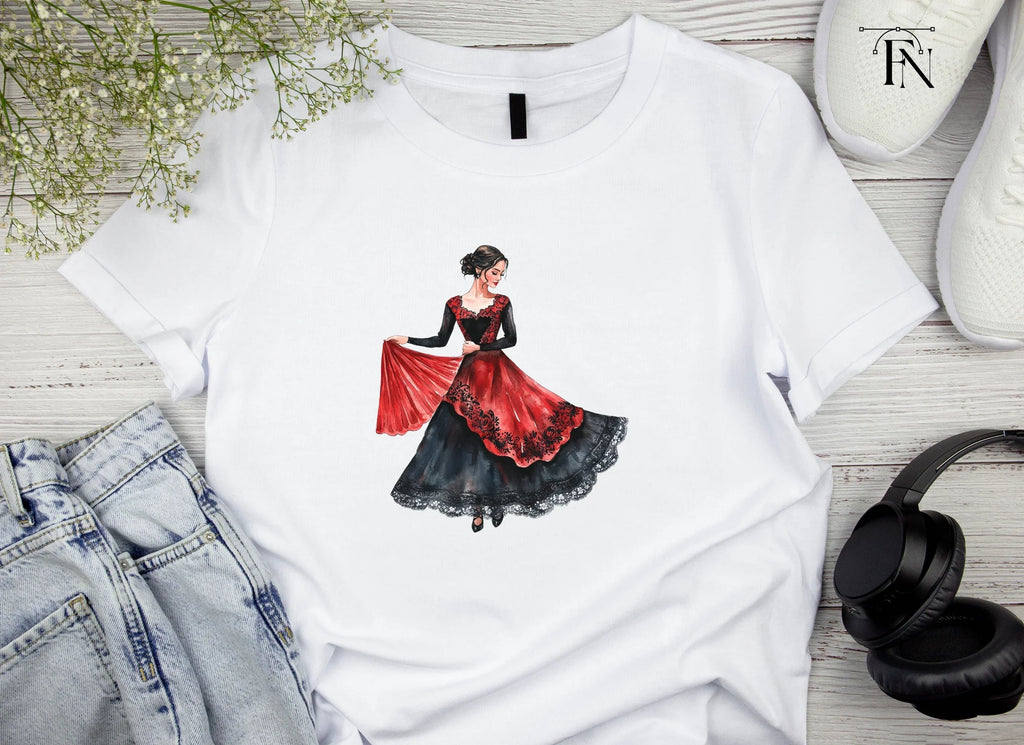 Elegant Flamenco Dancers Clipart Bundle