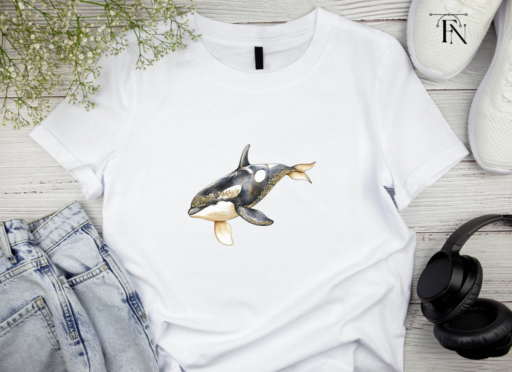 Majestic Orca Whale Clipart Bundle