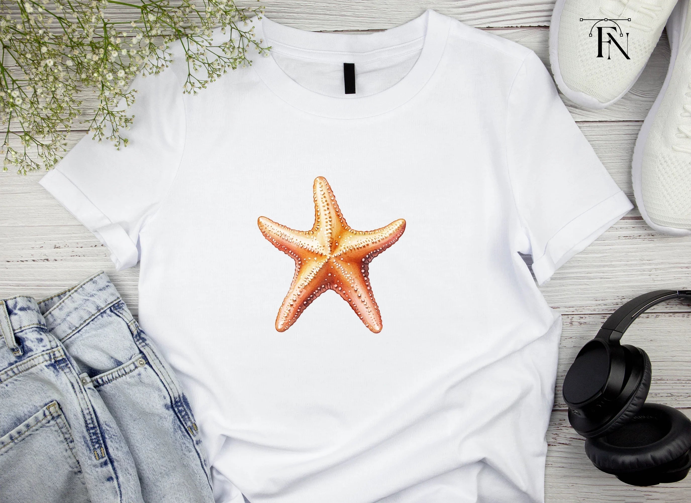 Starfish Clipart Bundle
