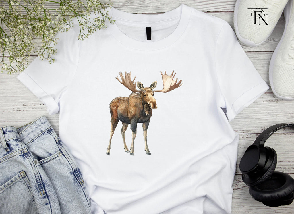Three Moose Clipart Bundle