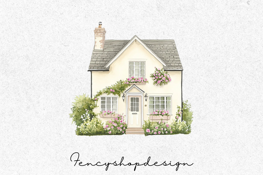 Cottage Clipart Bundle