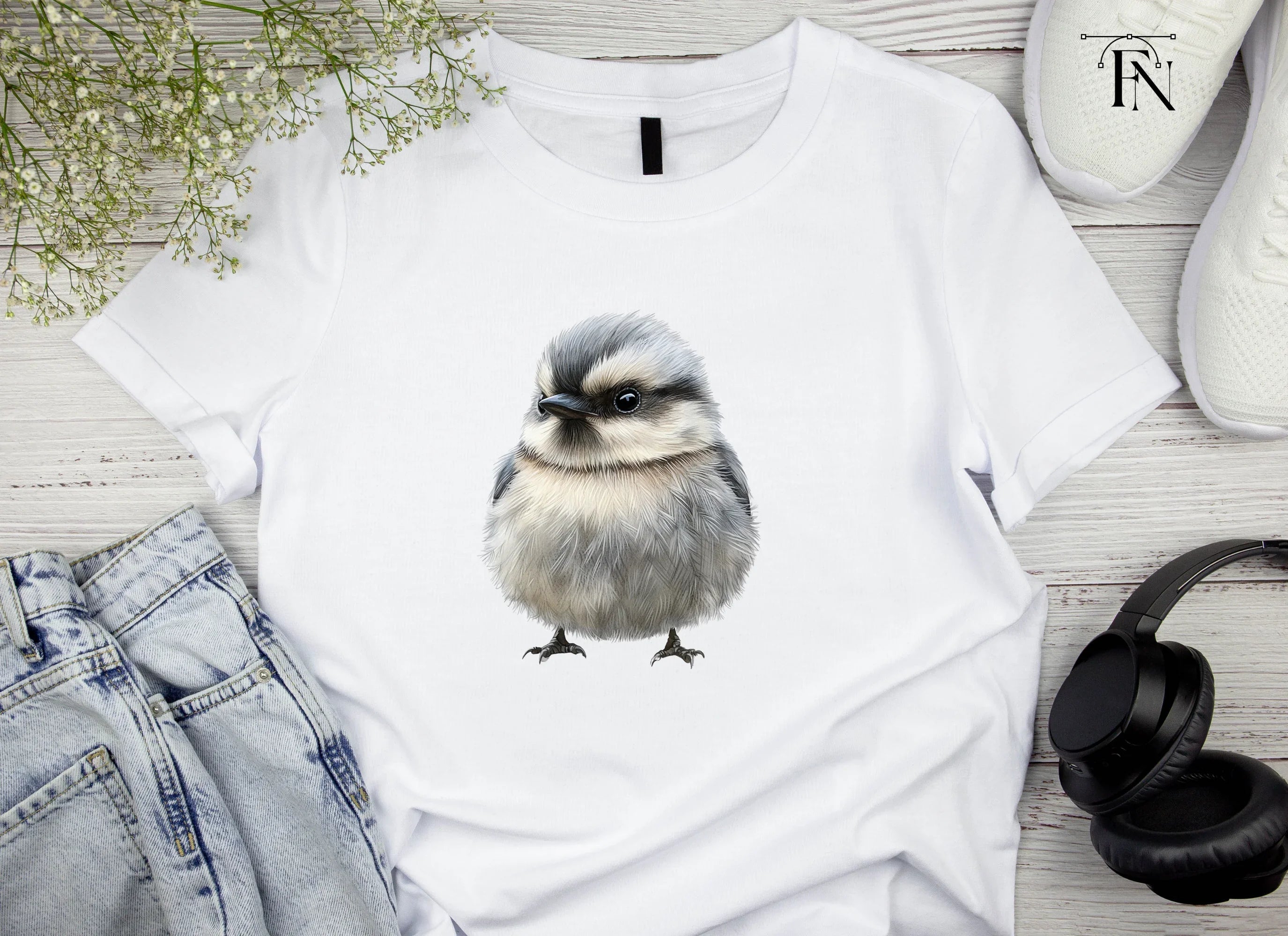 Cute Baby Bird Illustration Clipart Bundle