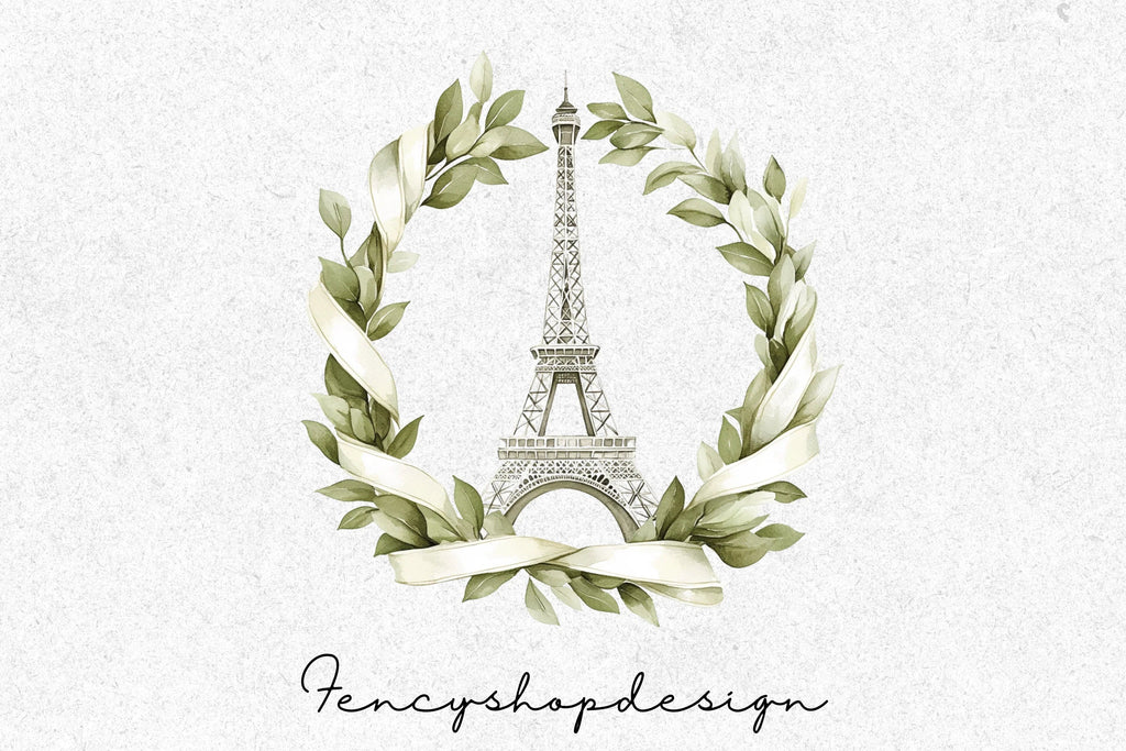 Eiffel Tower Clipart Bundle