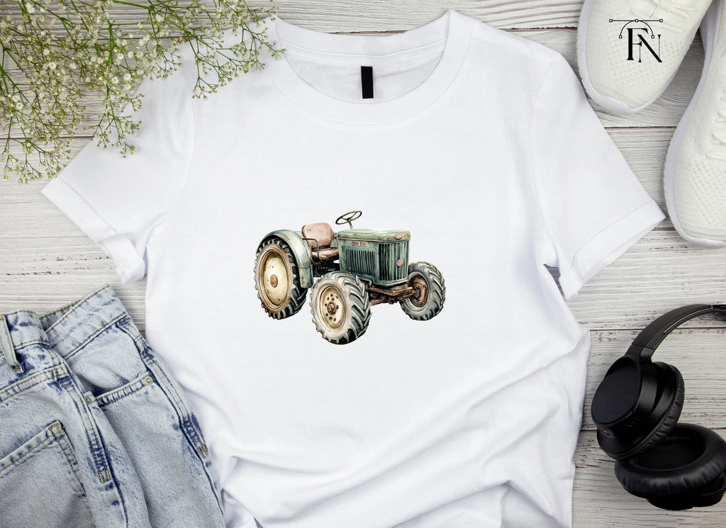 Vintage Farm Tractor Clipart Bundle