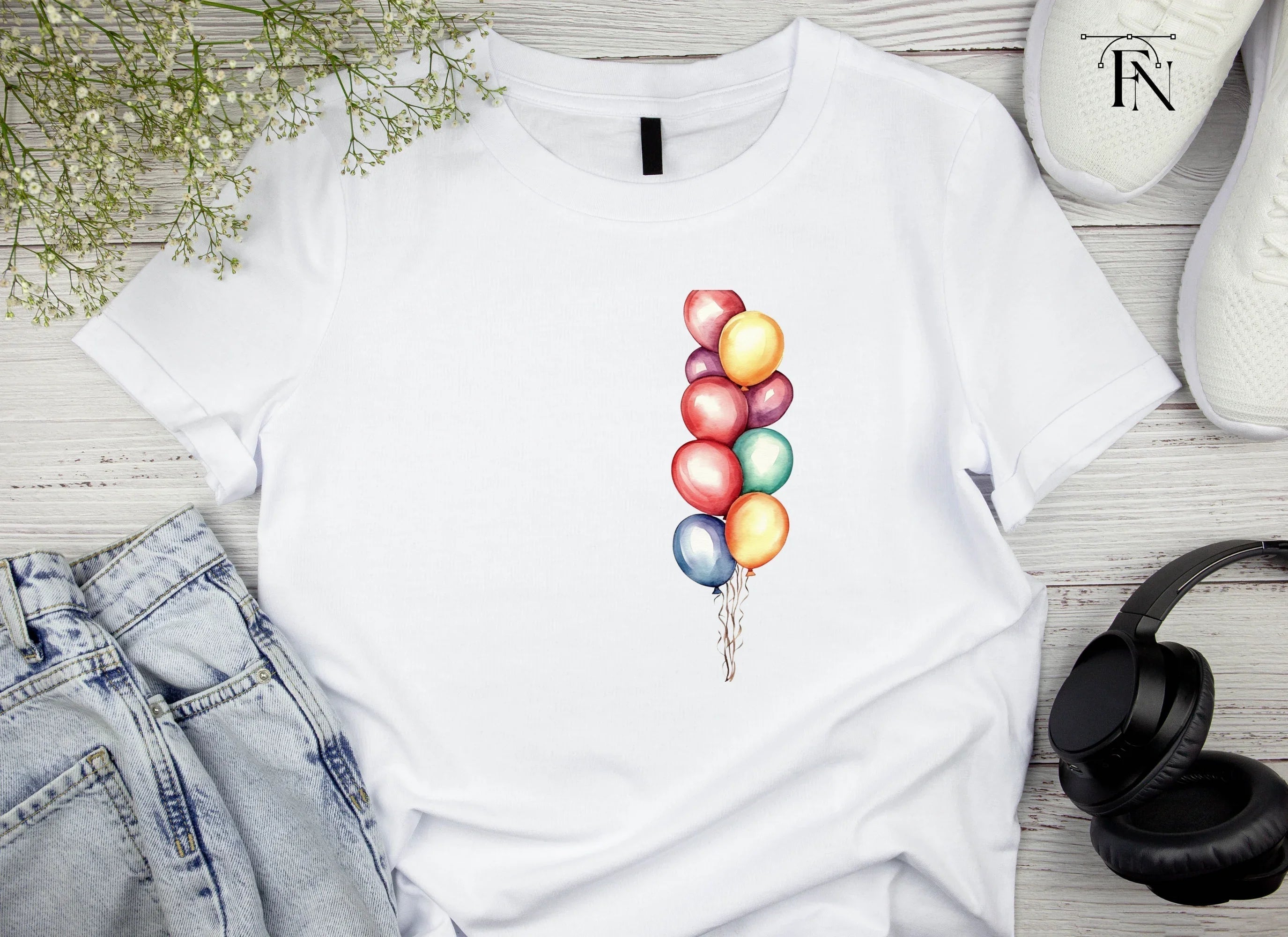 Balloon Bunch Clipart Bundle