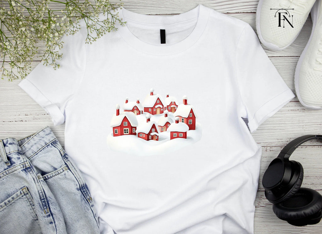 Winter Village Clipart Bundle