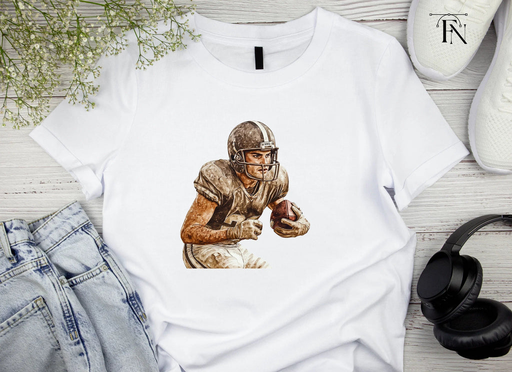 Dynamic Football Player Clipart Bundle