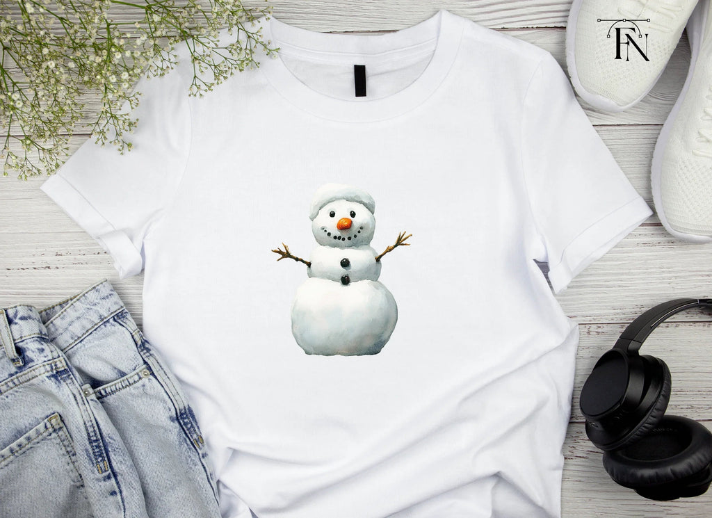 Cute Snowman Clipart Bundle