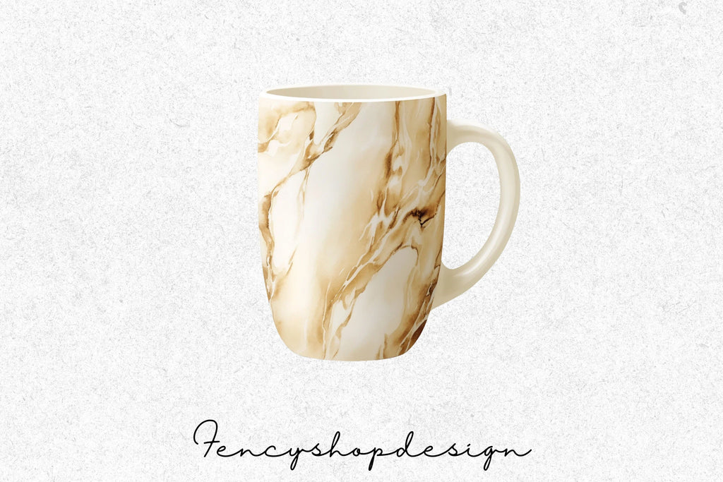 Elegant Gold Marble Clipart Bundle