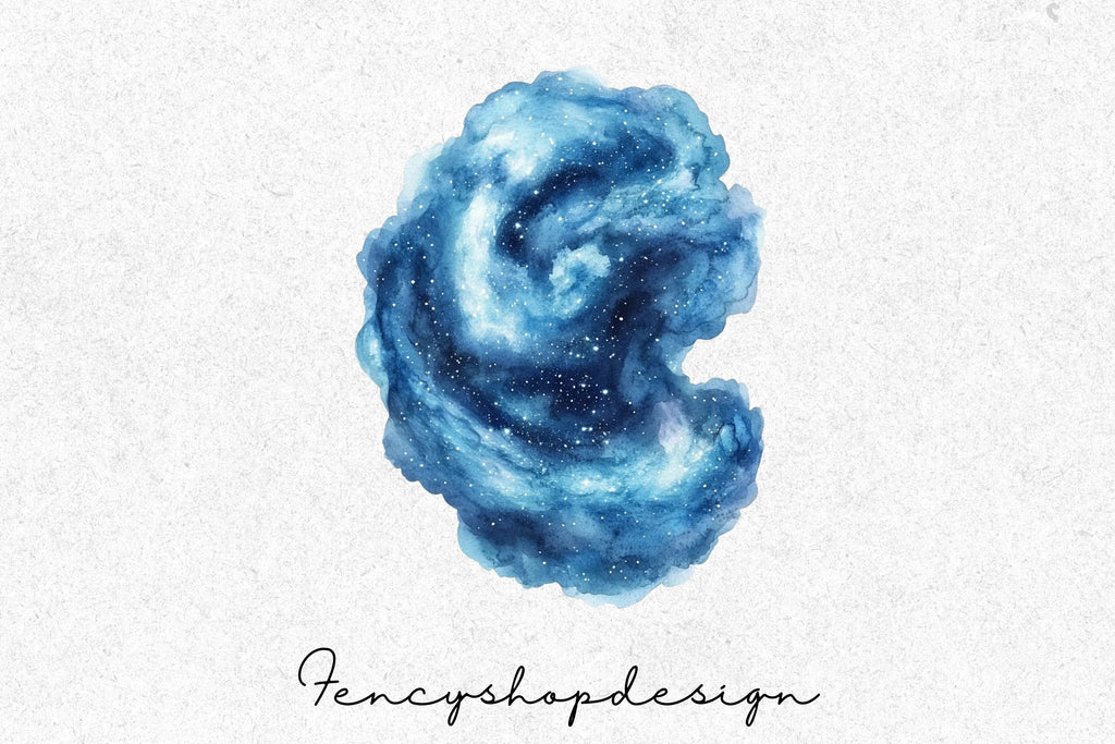 Galaxy Nebula Clipart Bundle
