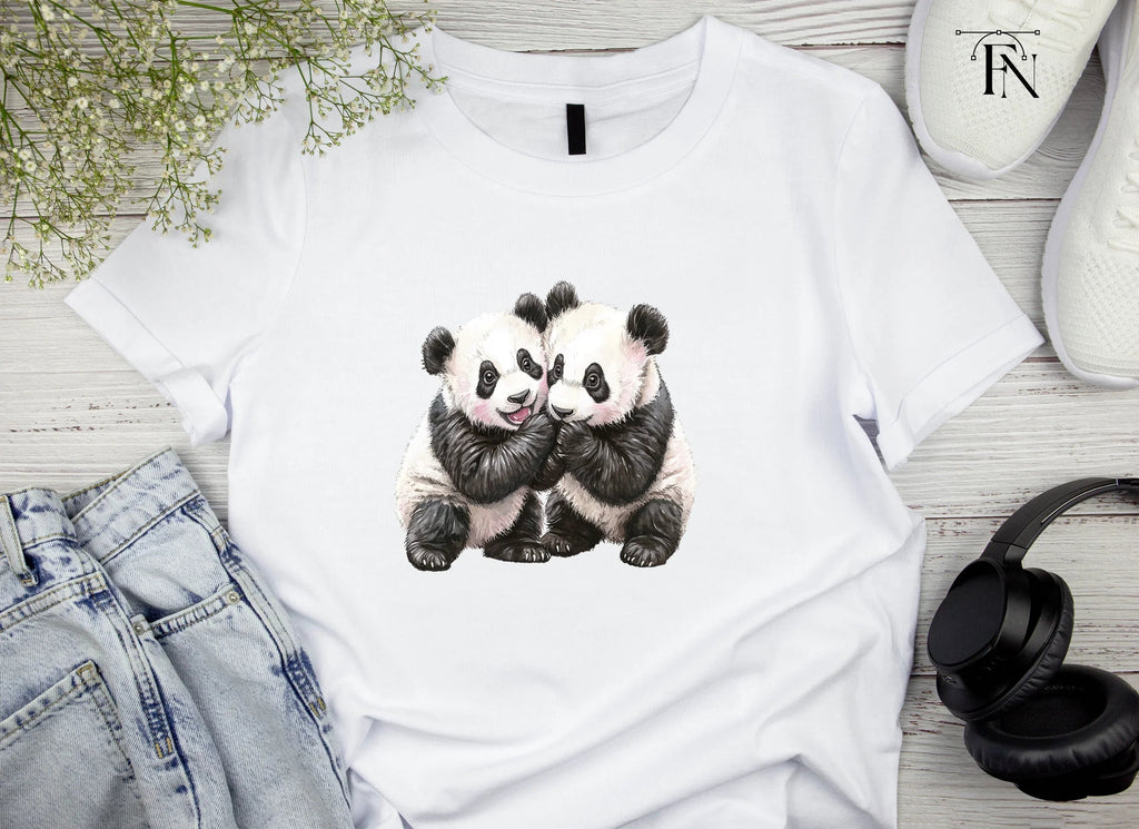 Adorable Baby Panda Friends Clipart Bundle