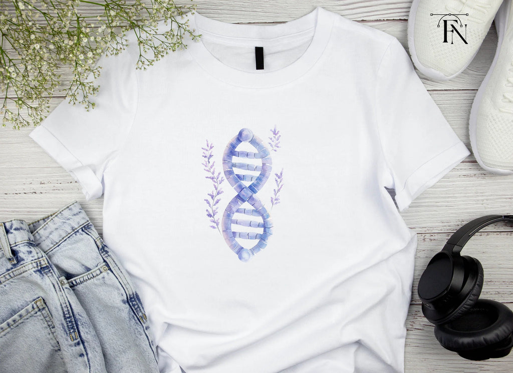 DNA Strand with Lavender Clipart Bundle