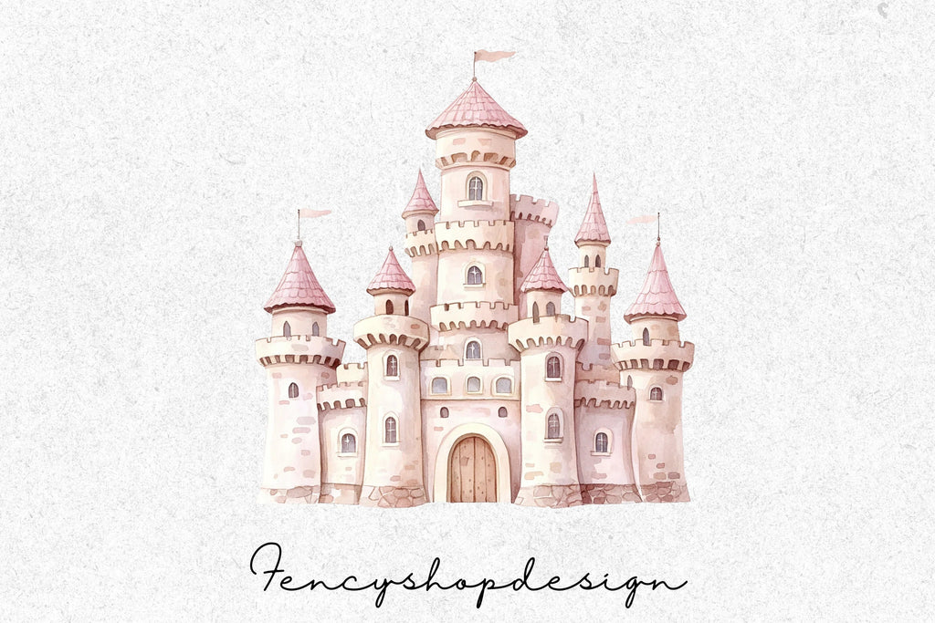 Enchanting Castle Clipart Bundle
