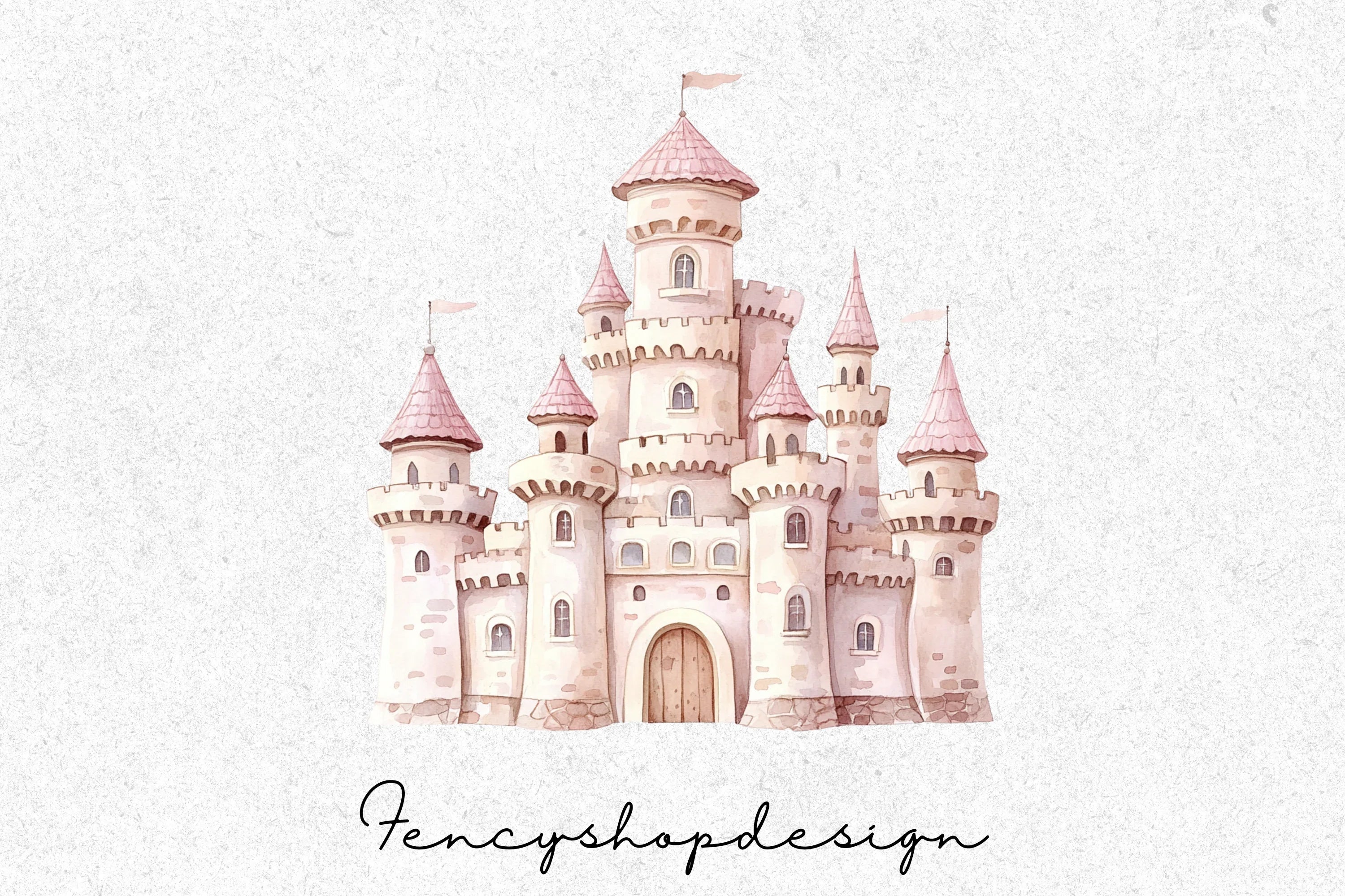 Enchanting Castle Clipart Bundle