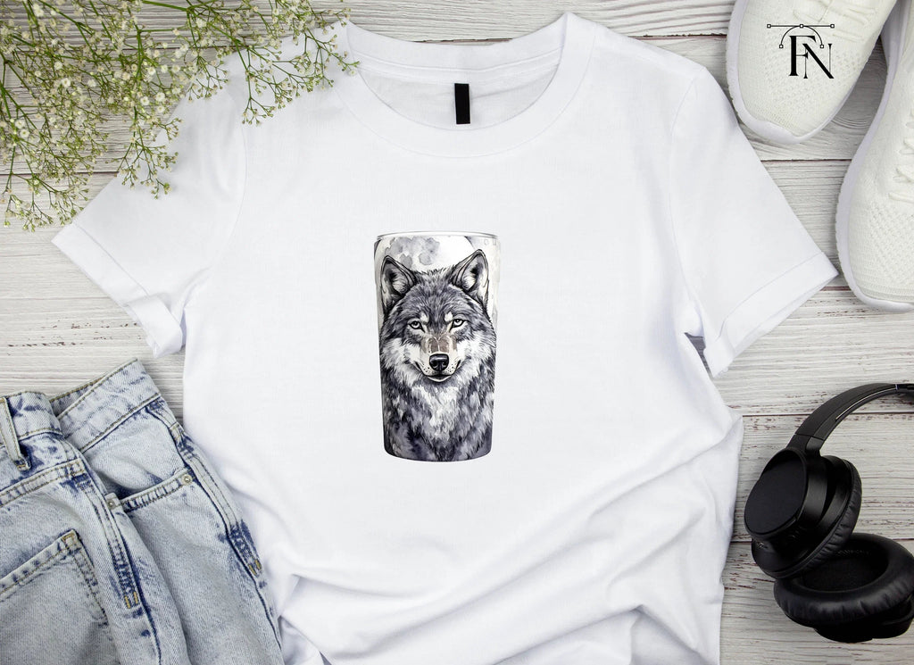 Wolf Tumbler Clipart Bundle