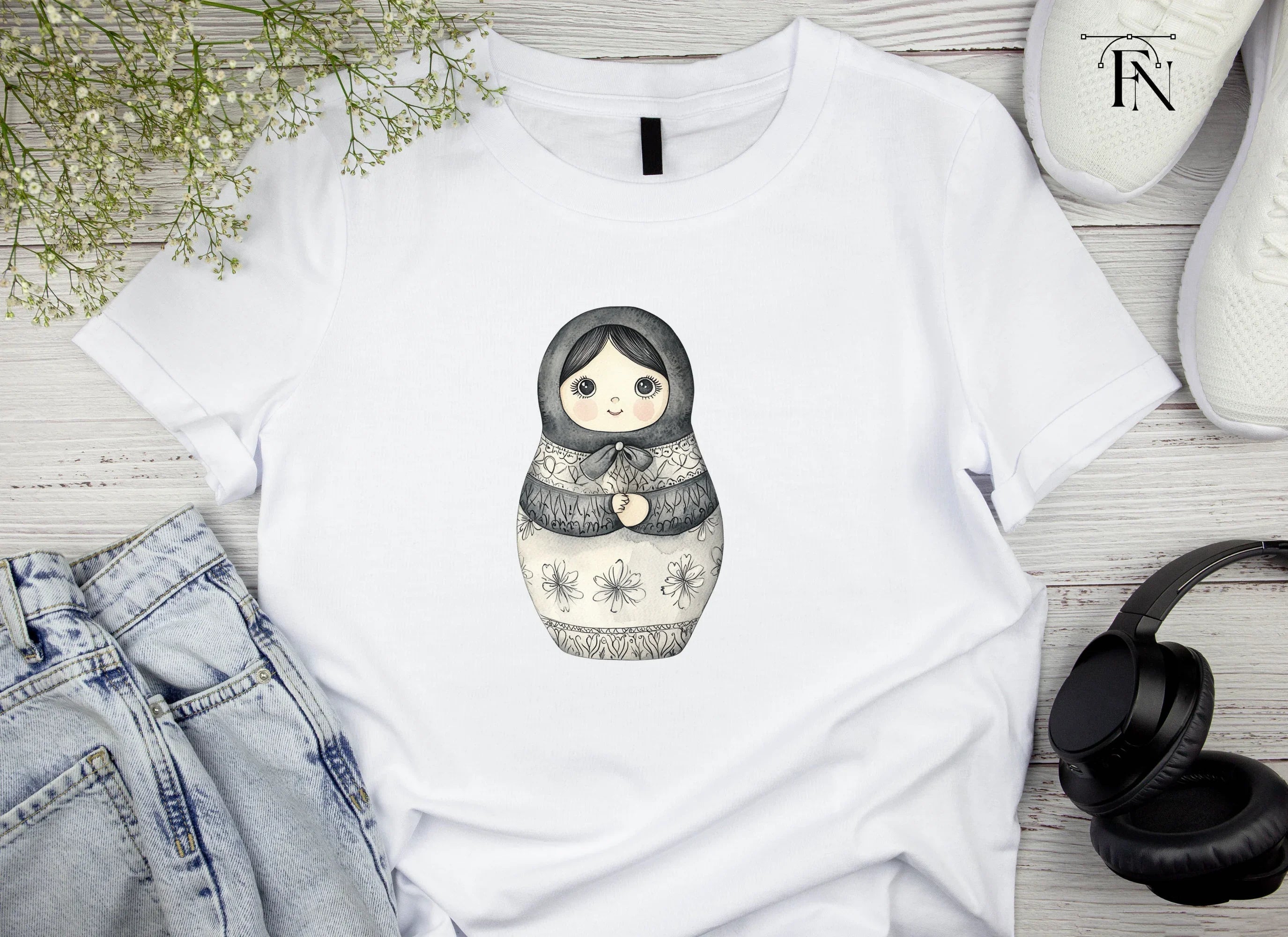 Matryoshka Dolls Clipart Bundle