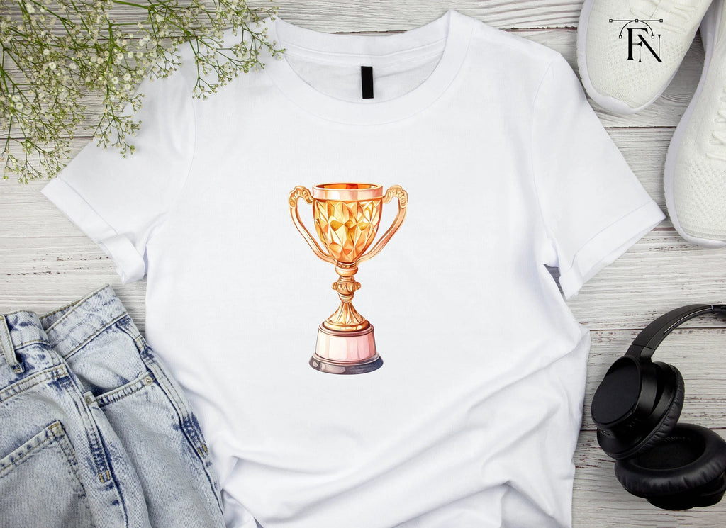 Golden Trophy Clipart Bundle