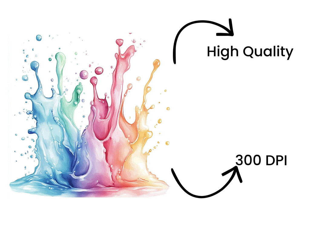 Vibrant Splash Clipart Bundle