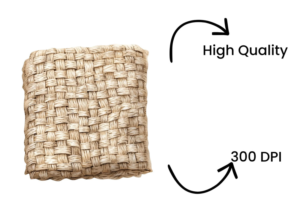 Woven Burlap Texture Clipart Bundle