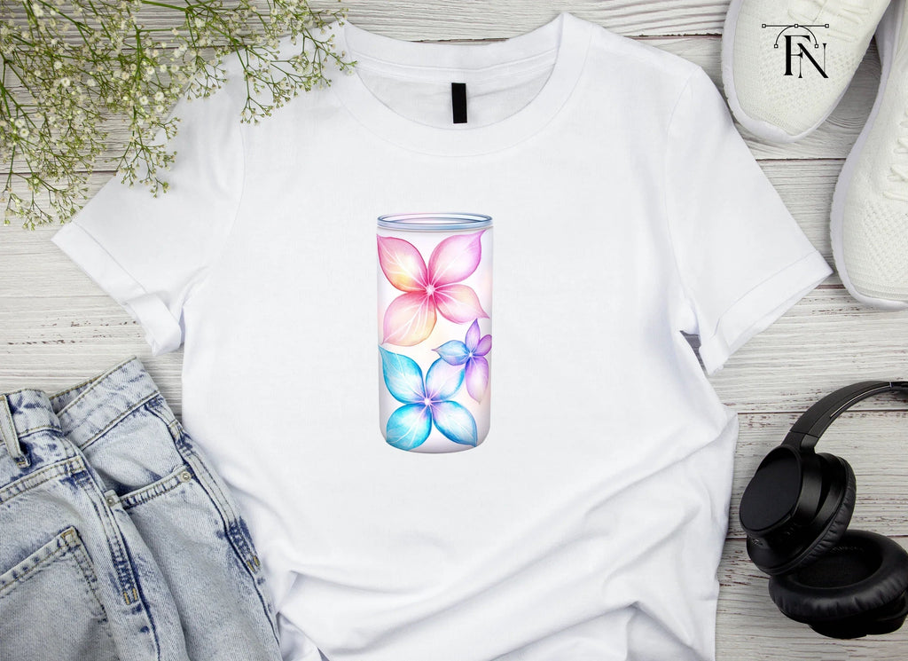 Floral Tumbler Clipart Bundle